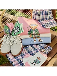 Little Girl's & Polo Bear T-Shirt