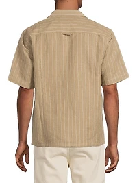 Boulder Retro Linen-Cotton Camp Shirt