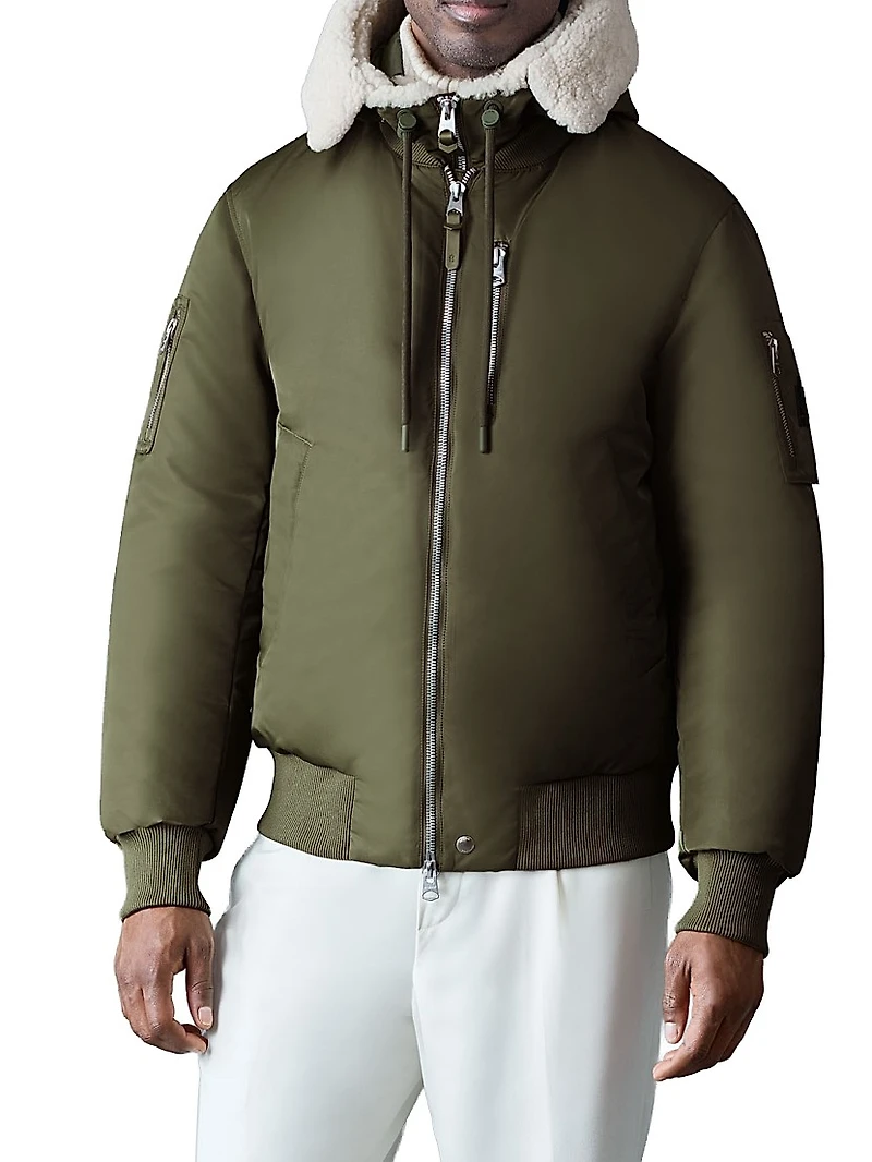 August Down Bomber Jacket