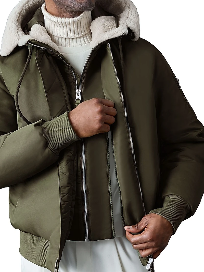 August Down Bomber Jacket