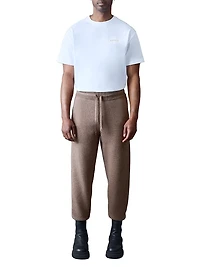 Harrison Wool-Cashmere Track Pants