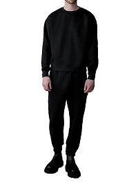 Marvin Cotton-Blend Drawstring Track Pants