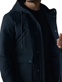 Thiago Chevron-Quilted Down Jacket