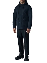 Thiago Chevron-Quilted Down Jacket