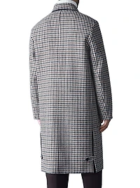 Ralph Houndstooth Reversible Long Coat