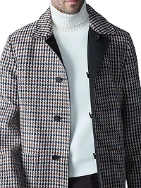 Ralph Houndstooth Reversible Long Coat