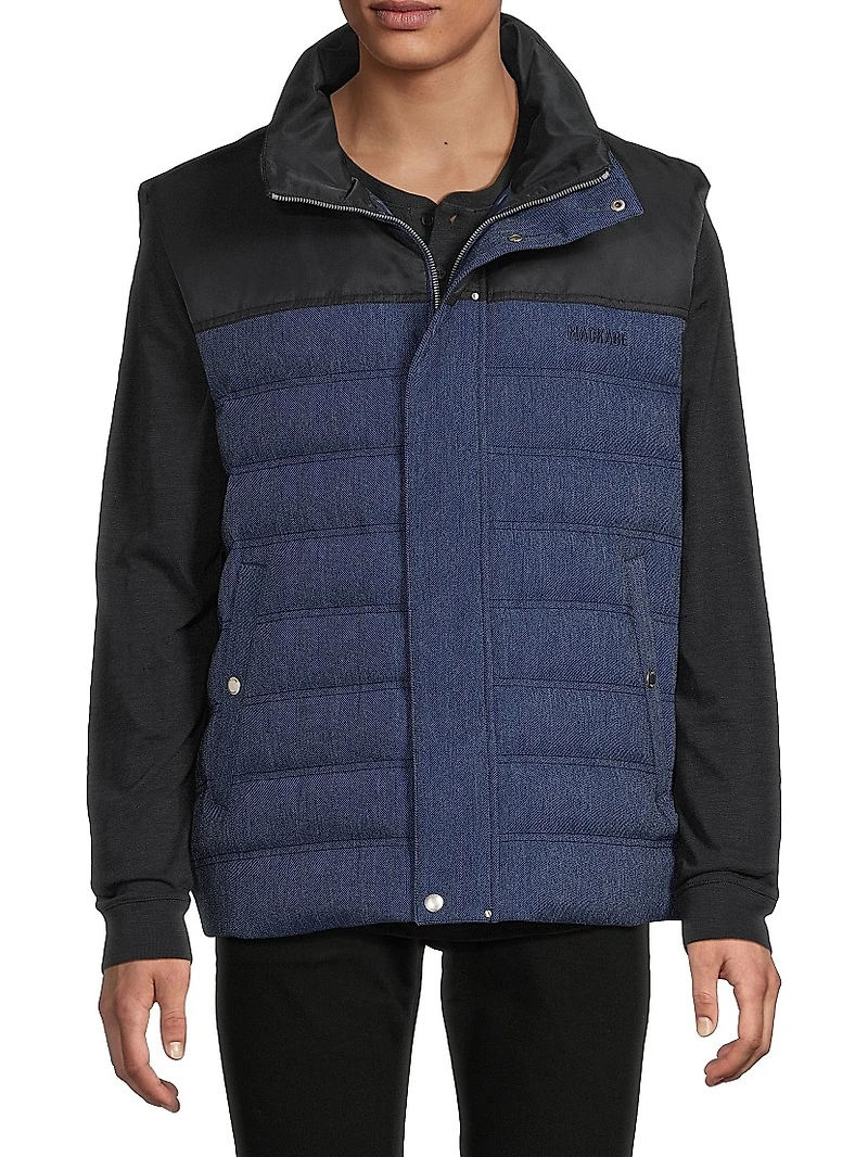 Brody Denim Down Vest