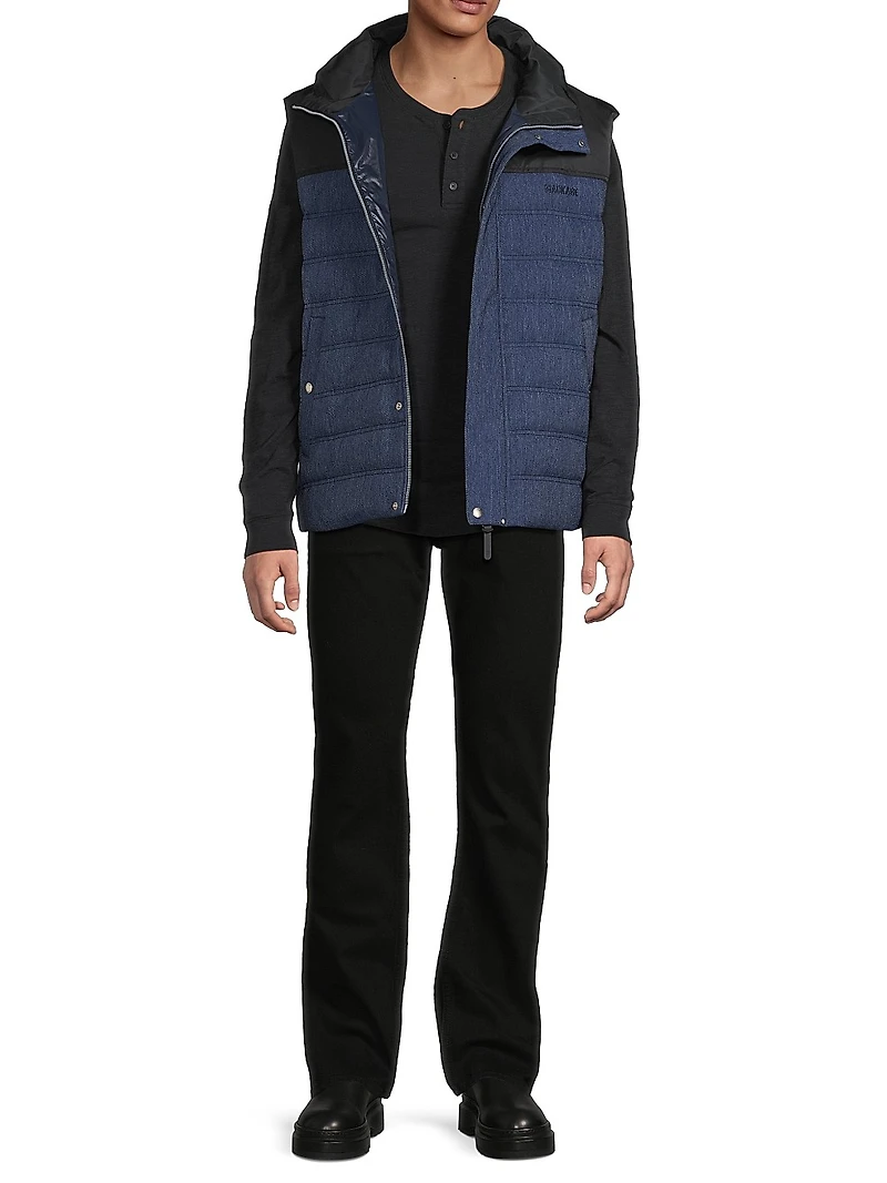 Brody Denim Down Vest