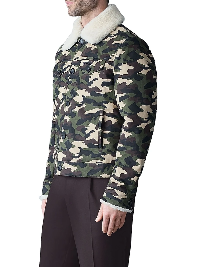 Nash Logo Camo Trucker Jacket