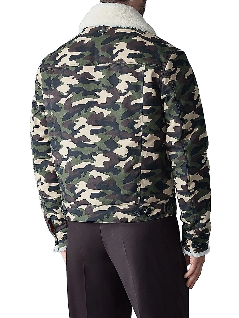 Nash Logo Camo Trucker Jacket