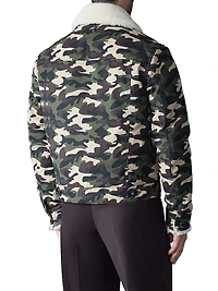 Nash Logo Camo Trucker Jacket