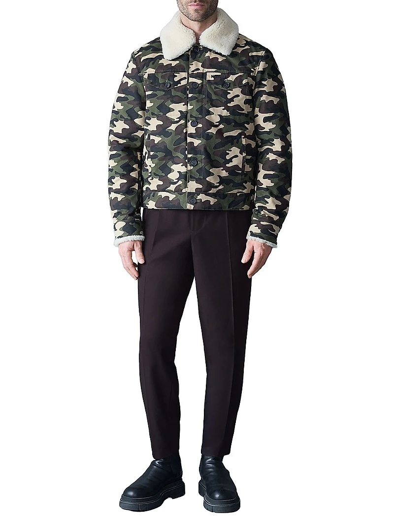 Nash Logo Camo Trucker Jacket