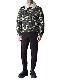 Nash Logo Camo Trucker Jacket