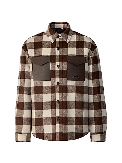 Ryker Checked Wool-Blend Jacket