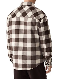 Ryker Checked Wool-Blend Jacket