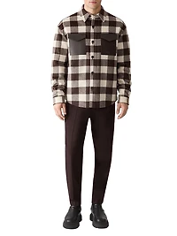 Ryker Checked Wool-Blend Jacket
