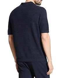 Brenan Linen-Blend Polo Shirt