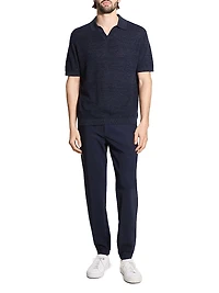 Brenan Linen-Blend Polo Shirt