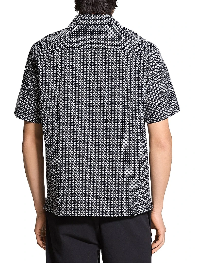 Noll Cotton Dobby Camp Shirt