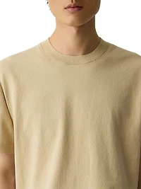 Rib-Knit Cotton-Blend T-Shirt