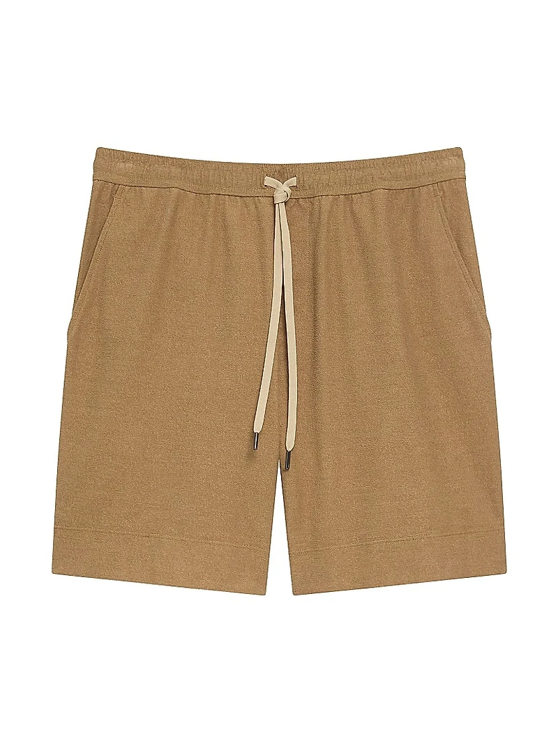 Cotton Terry Drawstring Shorts