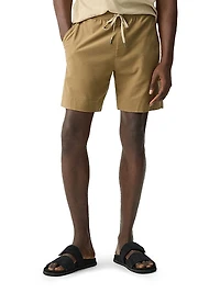 Cotton Terry Drawstring Shorts