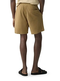 Cotton Terry Drawstring Shorts