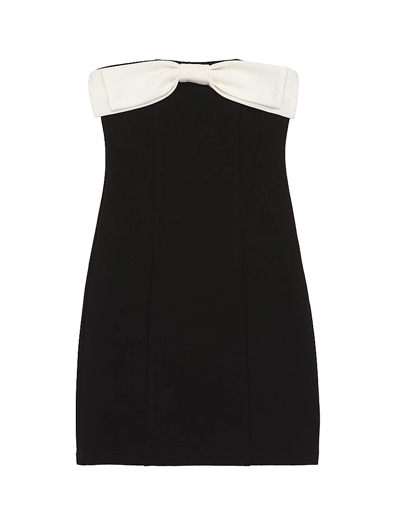 Girl's James Strapless Bow Dress