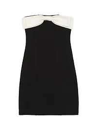 Girl's James Strapless Bow Dress