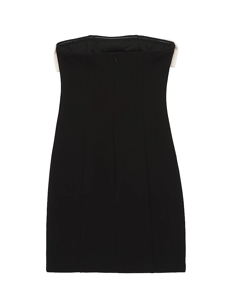 Girl's James Strapless Bow Dress