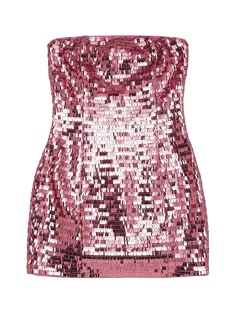 Baby Girl's, Little Girl's & Sam Sequined Strapless Dress