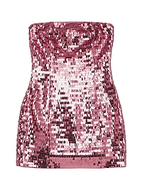 Baby Girl's, Little Girl's & Sam Sequined Strapless Dress