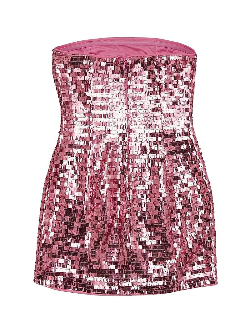 Baby Girl's, Little Girl's & Sam Sequined Strapless Dress