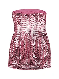 Baby Girl's, Little Girl's & Sam Sequined Strapless Dress