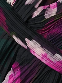 Vera Floral Pleated Maxi Dress