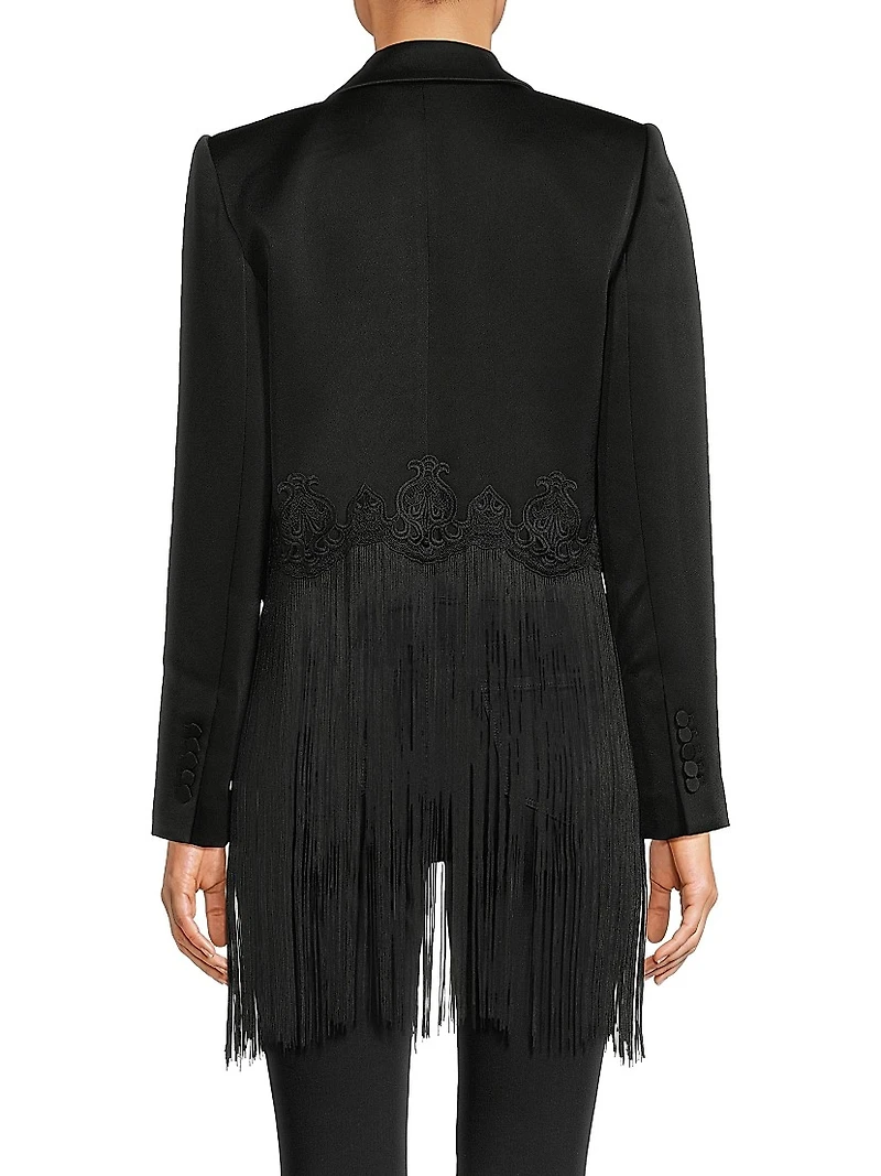 Alma Fringe Blazer