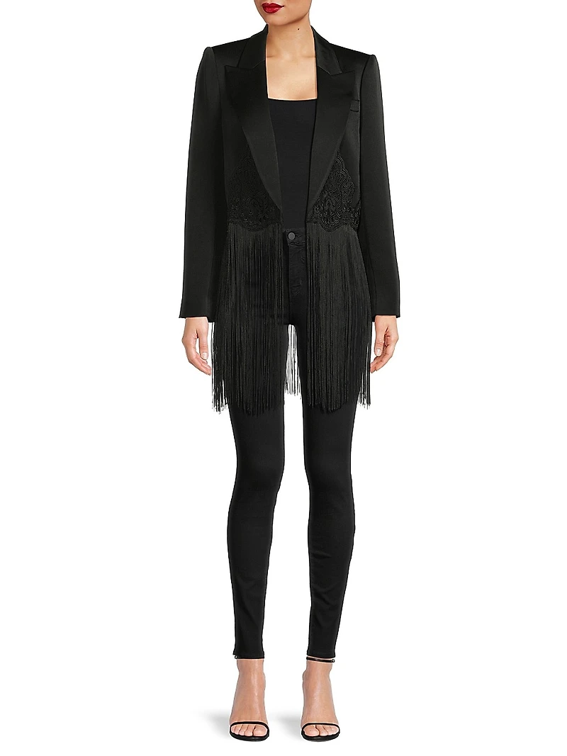 Alma Fringe Blazer