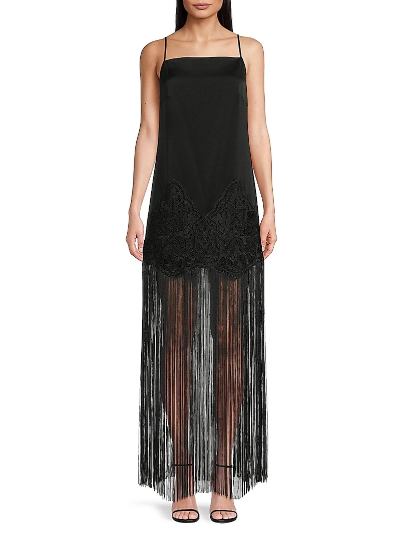 Nino Fringe Slip Dress