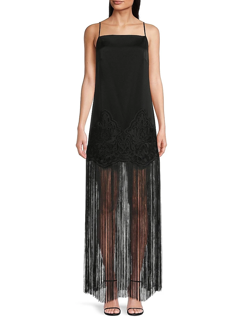 Nino Fringe Slip Dress