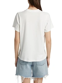 Boyfriend Tropical-Print Cotton T-Shirt