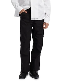 Cotton-Blend Oxford Pants