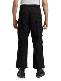 Cotton-Blend Oxford Pants