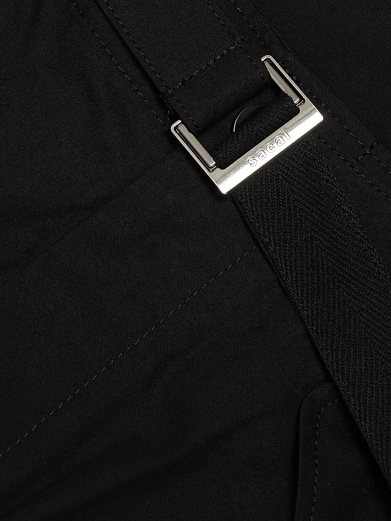 Cotton-Blend Oxford Pants