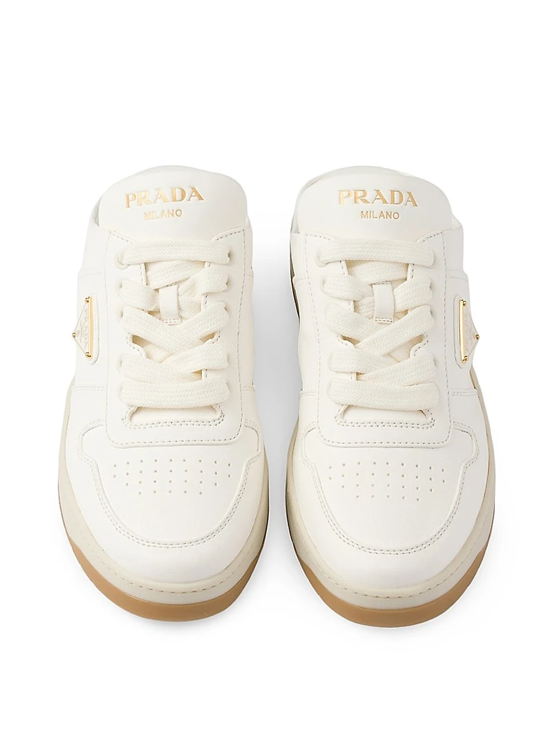 Nappa Leather Sneaker Mules