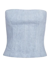 Jillian Hemp Strapless Bustier