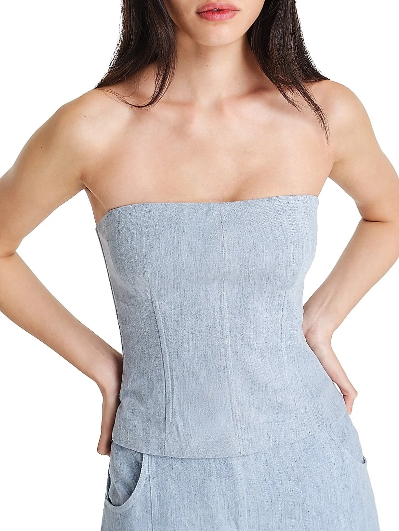 Jillian Hemp Strapless Bustier