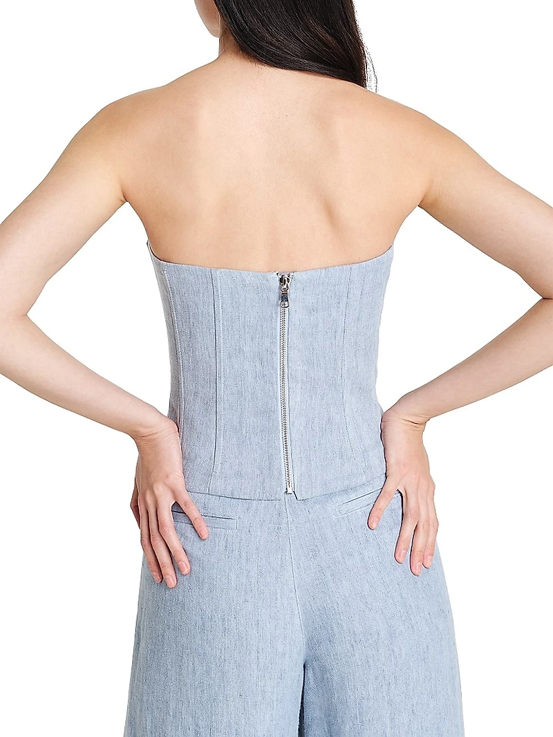 Jillian Hemp Strapless Bustier