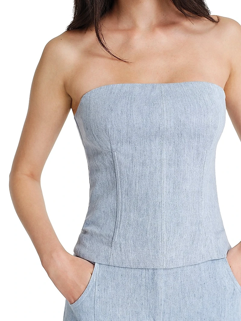 Jillian Hemp Strapless Bustier