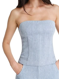 Jillian Hemp Strapless Bustier