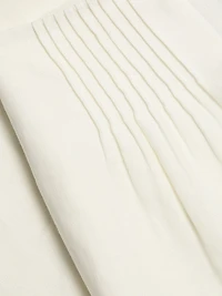 Mini-Pleat Linen Trousers